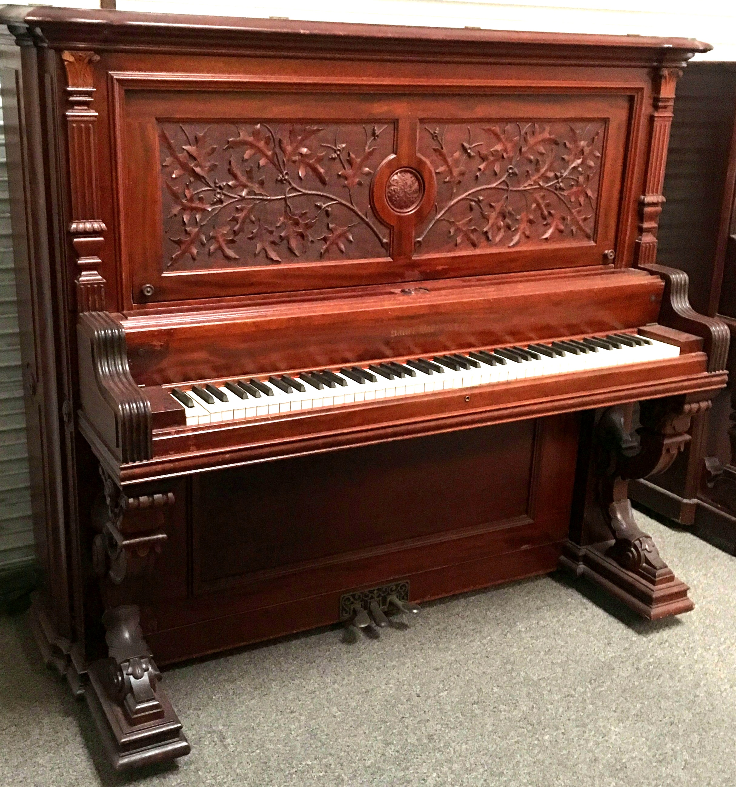 Hallet Davis Cabinet Grand 2b